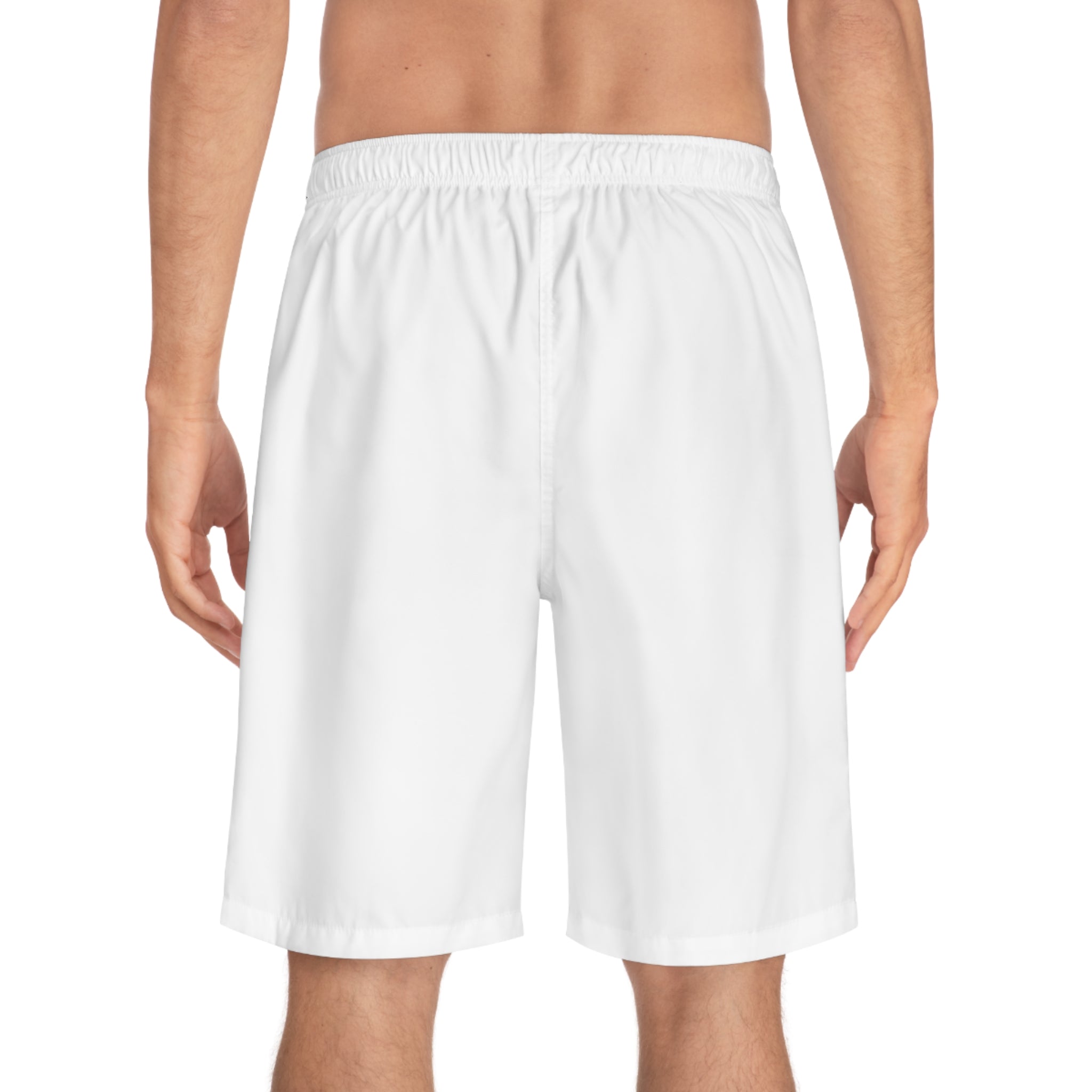 Men's Board Shorts - 'Iron Therapy Built in the Dark' Weightlifting Beach Trunks